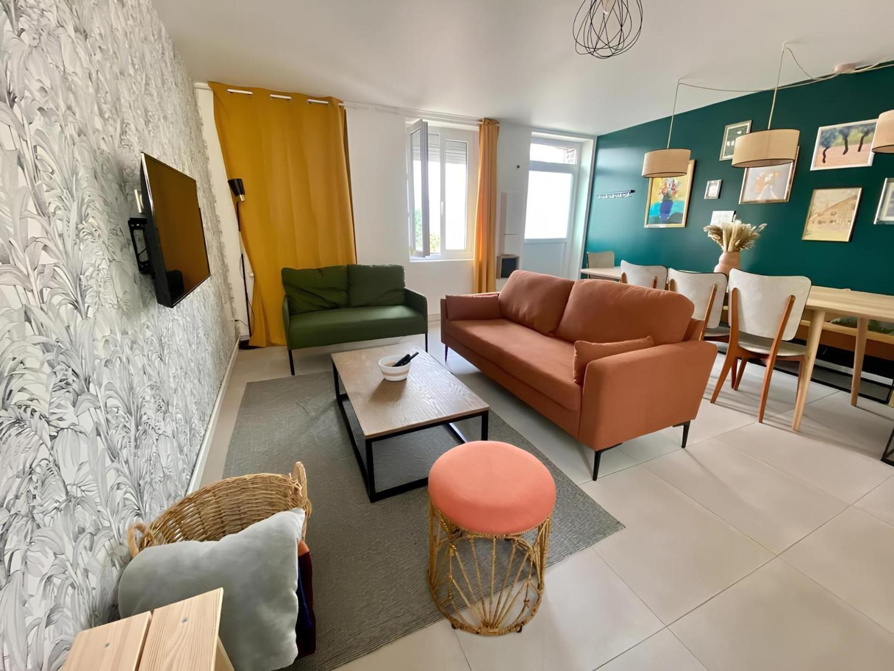 Maison Familiale Avec Exterieur Menage Et Linges Inclus Rouen Buitenkant foto