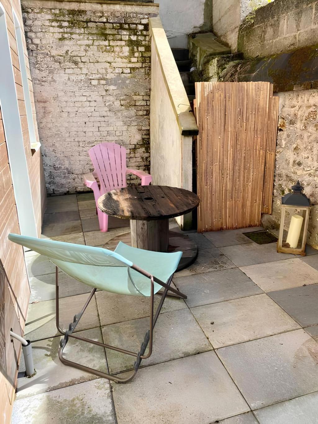 Maison Familiale Avec Exterieur Menage Et Linges Inclus Rouen Buitenkant foto