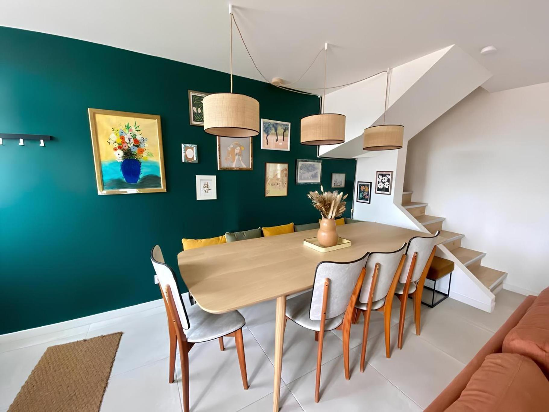 Maison Familiale Avec Exterieur Menage Et Linges Inclus Rouen Buitenkant foto