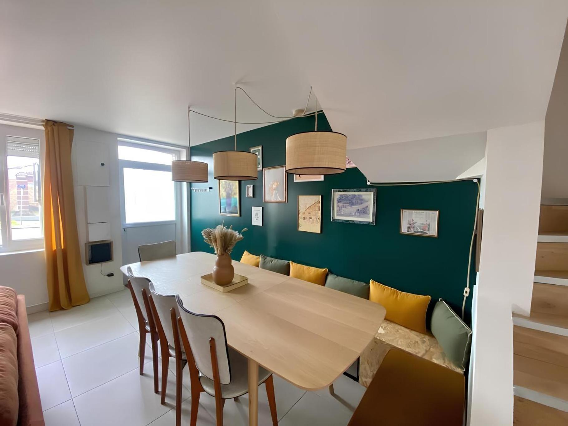 Maison Familiale Avec Exterieur Menage Et Linges Inclus Rouen Buitenkant foto