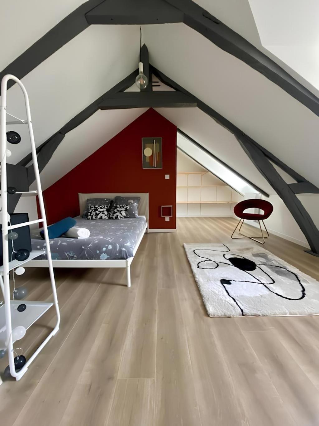 Maison Familiale Avec Exterieur Menage Et Linges Inclus Rouen Buitenkant foto