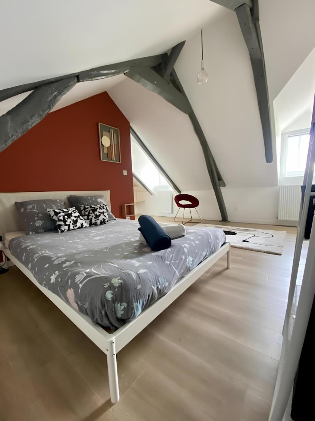 Maison Familiale Avec Exterieur Menage Et Linges Inclus Rouen Buitenkant foto